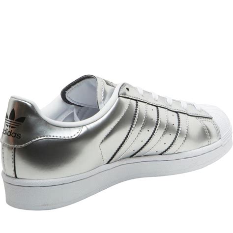 adidas weiß silber metallic modell 402359|adidas metallic sneakers.